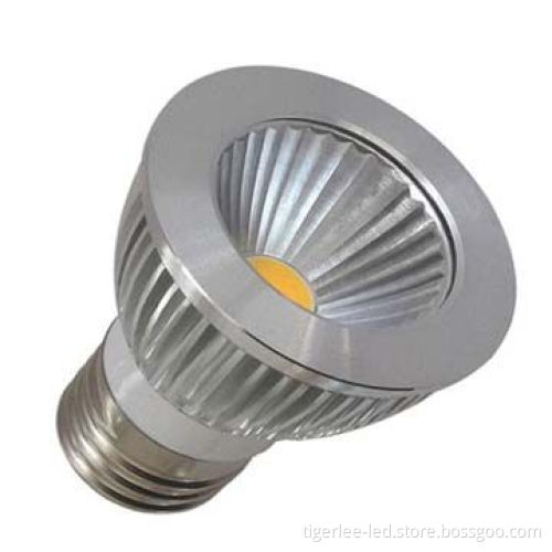 SAA COB LED spotlights, 5W power, 360 to 450lm luminous flux, GU10, E27, GU5.3